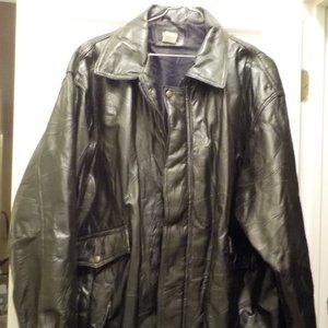 Botany 500 Black Patchwork Leather Jacket